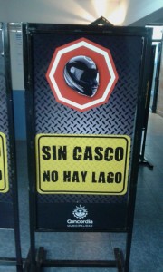 sin casco no hay lago