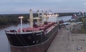 Después de siete meses un barco amarró en el puerto de Concepción