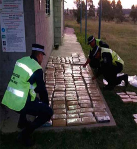 Secuestraron 180 kilos de marihuana