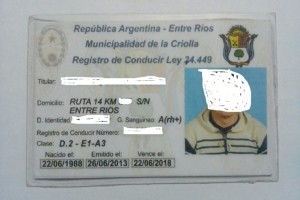 La Policía secuestró otra licencia