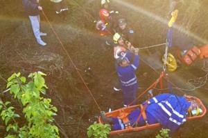 Dramático rescate en alturad