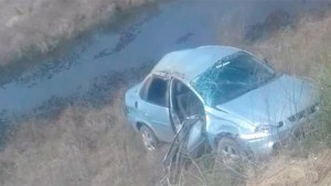 Falleció un hombre tras un vuelco con su auto en la zona de Ibicuy
