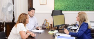 La Ministra Romero se reunió con el intendente de Feliciano para coordinan acciones para controlar el expendio de bebidas a