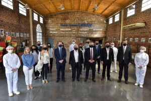 El Presidente y Bordet visitaron el laboratorio