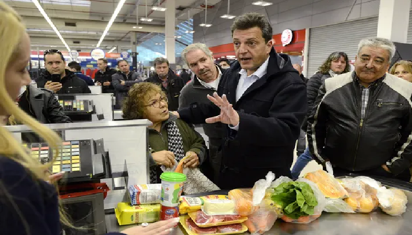 Sergio Massa evita hablar de inflación