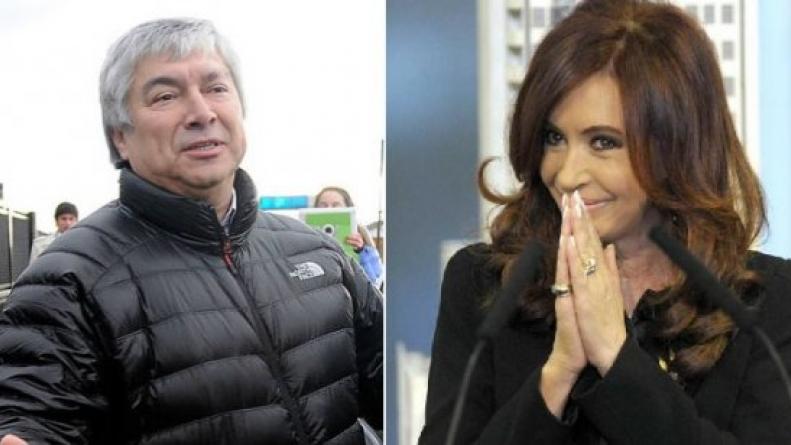 Lázaro Báez y la ex presidenta Cristina Krchner