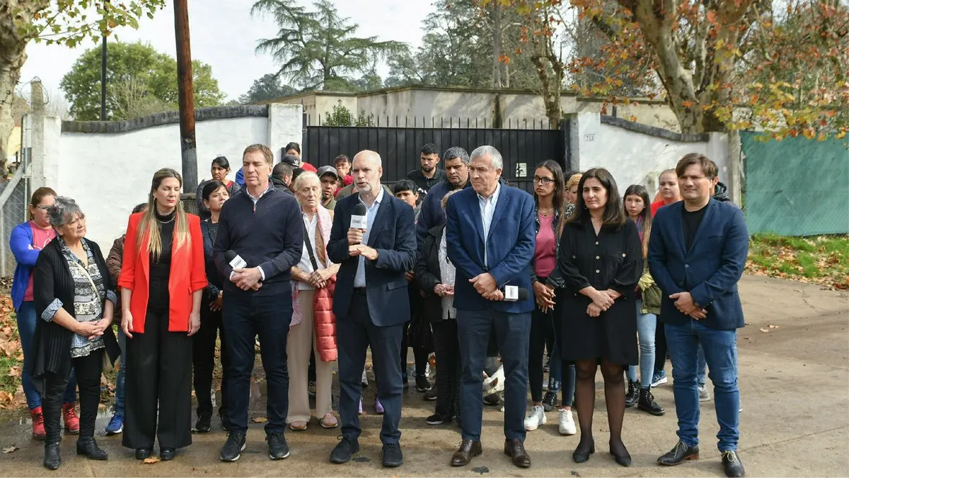 Desde el Monasterio de Fatima, emblema de la corrupción kirchnerista, Larreta habló de terminar con los privilegios políticos