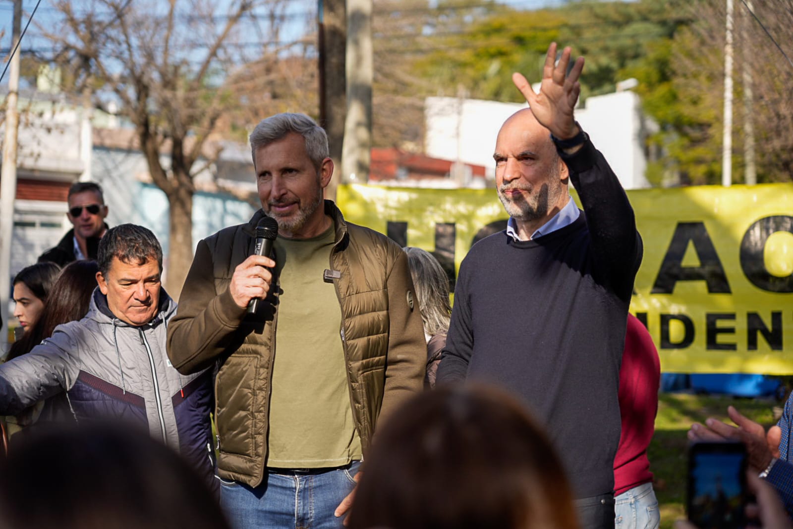 Rogelio Frigerio recibió a Horacio Rodríguez Larreta en Paraná