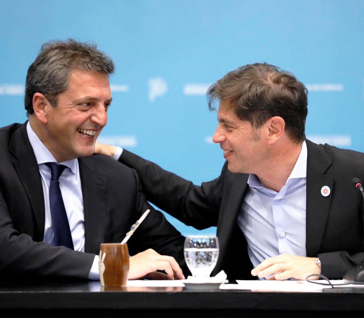 AxelKicillof y Sergio Massa hoy juntos y reivindicando una expropiación que le costará al país 16.000 millones de dólares