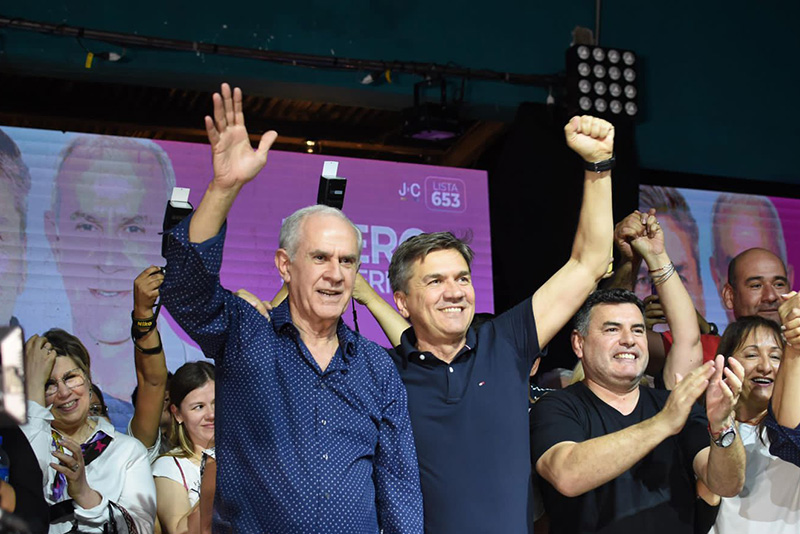 Zdero y Nikisch, Gobernador electo del Chaco e Intendente electo de Resistencia respectivamente