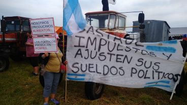Productores movilizados en el conflicto por la 125